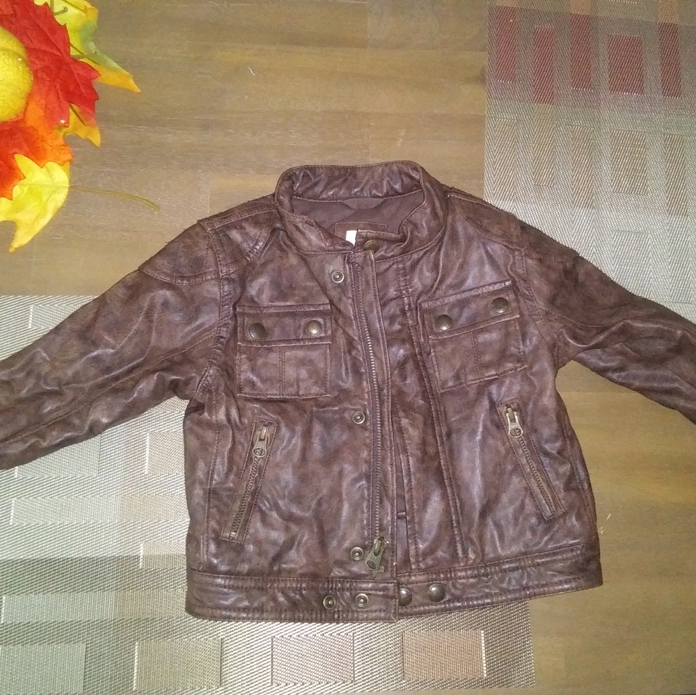 Gap faux leather jacket